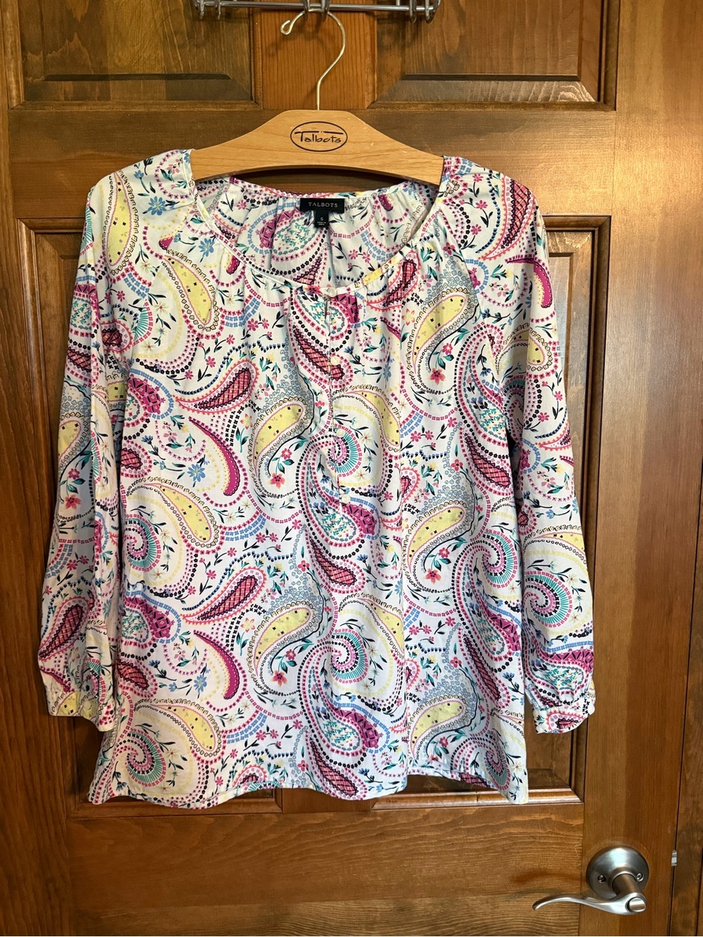 Talbots Paisley-Print Blouse